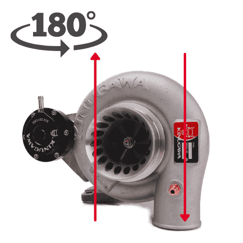 Kinugawa Turbo 3" Anti-Surge TD05H-16G 6cm Bolt-on for Nissan Patrol TD42 Top Mount Oil-Cooled 180 Degree - Image 2