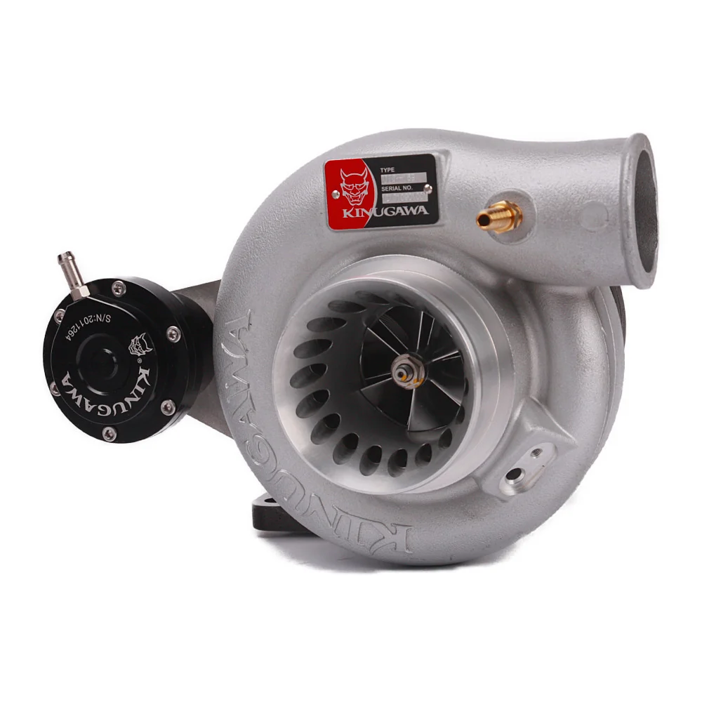 Kinugawa Turbo 3" Anti-Surge TD05H-18G 6cm Bolt-on for Nissan Patrol TD42 Top Mount Water-Cooled 90 Degree