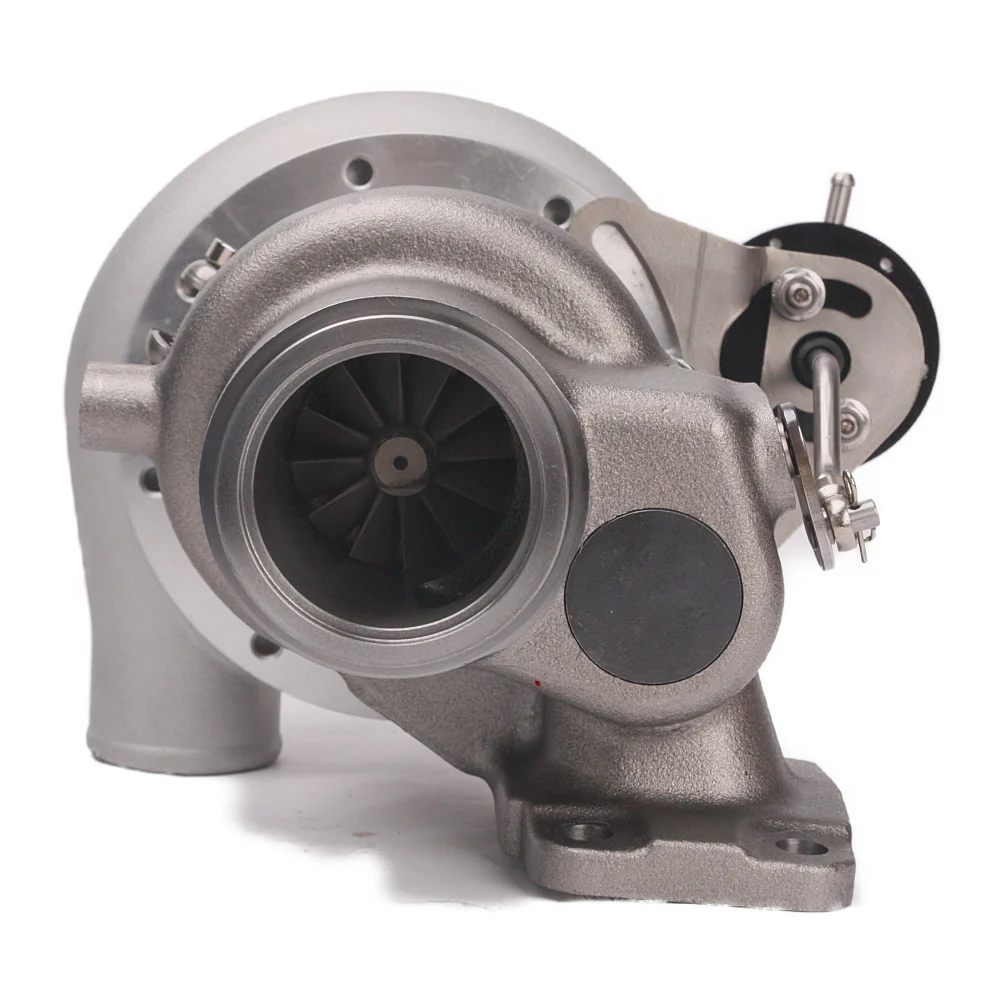 Kinugawa Turbo 4" Anti-Surge TD05H-16G 6cm 3" V-Band for Nissan Patrol / Radius High Merge Manifold TD42 Top Mount Oil-Cooled - Image 3