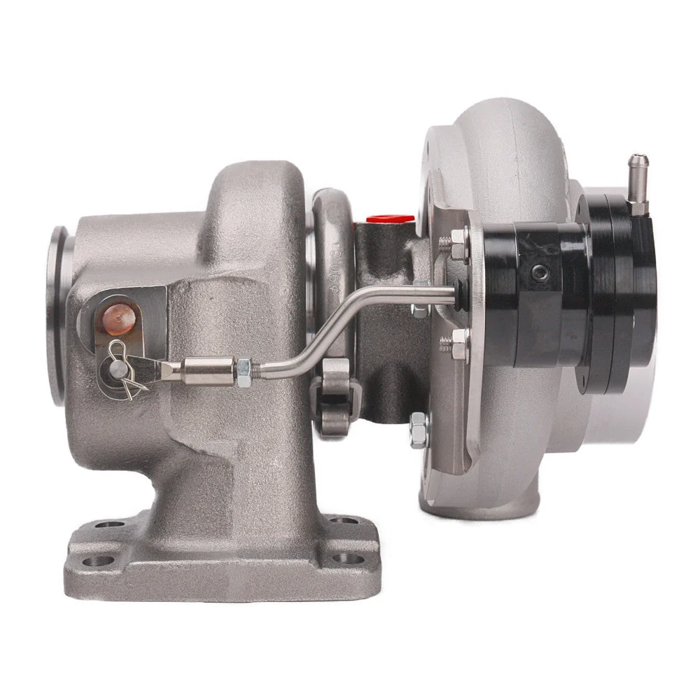 Kinugawa Turbo 4" Anti-Surge TD05H-20G 6cm 3" V-Band for Nissan Patrol / Radius Merge Manifold TD42 Top Mount Oil-Cooled - Image 5