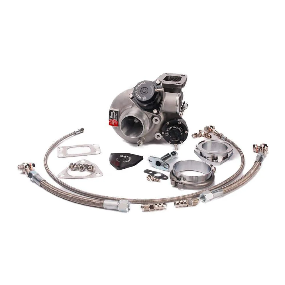 Kinugawa Turbo Ball Bearing 2.4" TD05H-18G 8cm T3 3-Bolt 3" V-Band Internal Wastegate BOV BCV - Image 8