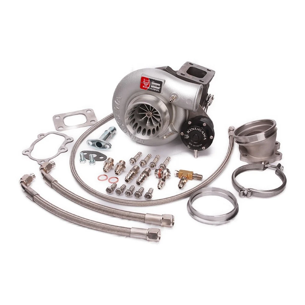 Kinugawa Turbo Ball Bearing 3" TD06SL2 60-1 8cm T25 5-Bolt 3" V-Band Internal Wastegate - Image 5