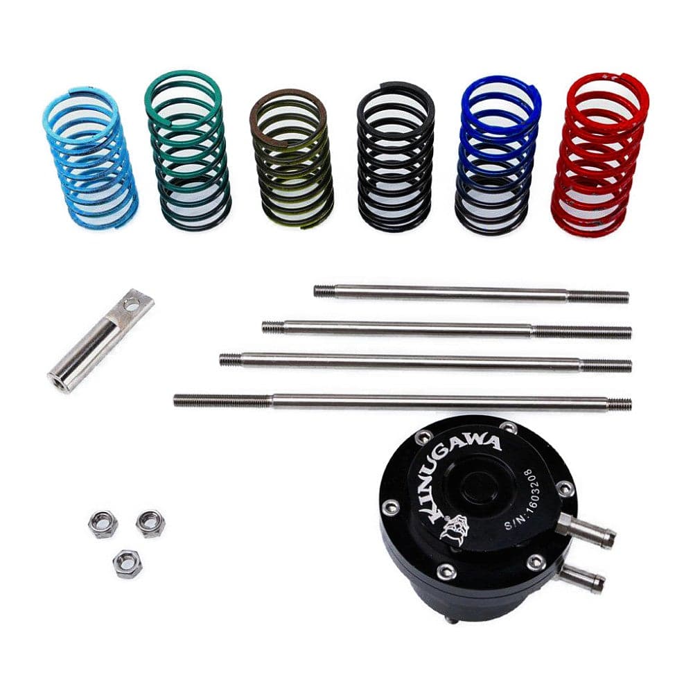 Kinugawa Turbo Dual Port Adjustable Internal Wastegate Actuator — Universal Fit, 6 Springs & 4 Rods Included