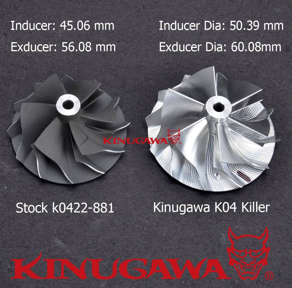 Kinugawa Turbo Super Core K04 for MAZDA Mazdaspeed 3 6 MPS MZR DISI CX7 CX9 - Image 5